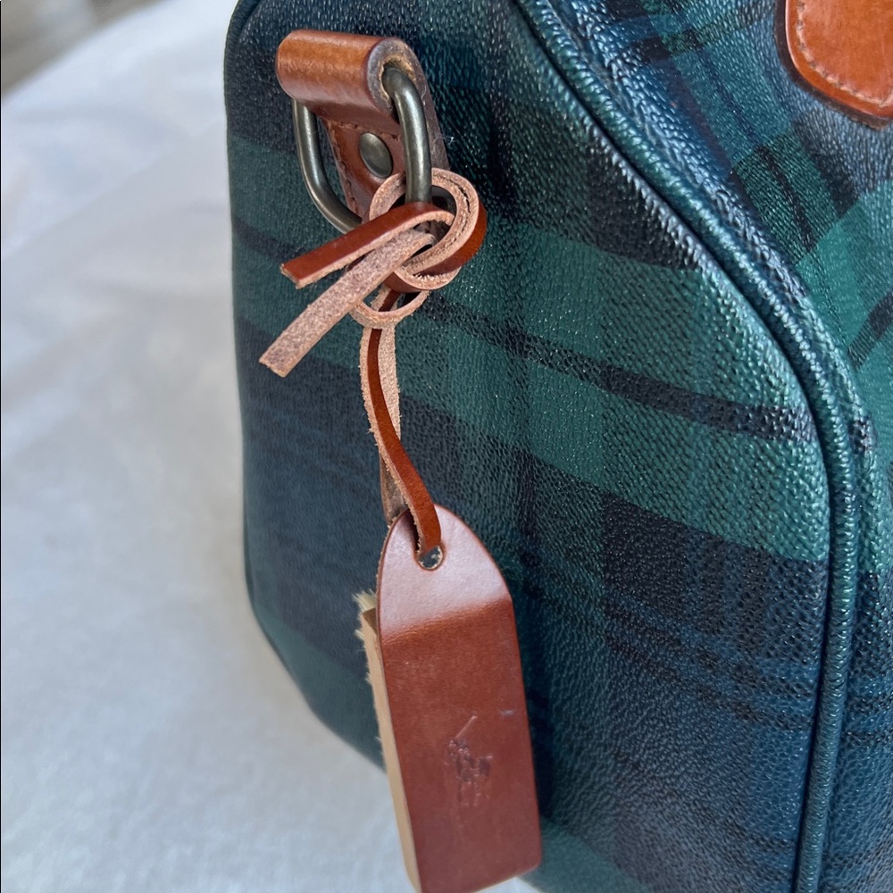 Vintage Polo Ralph Lauren Plaid Handbag - Picture 15 of 16